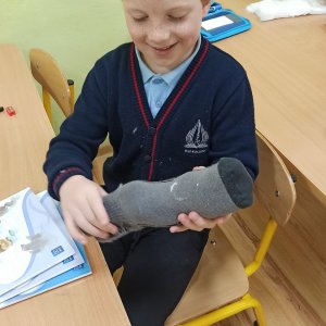 Przygody skarpetek w II a