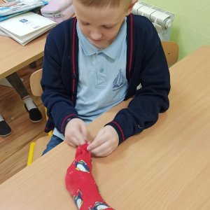 Przygody skarpetek w II a