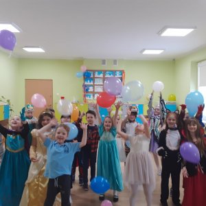 Bal karnawałowy 2021 w klasie I