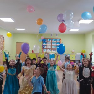 Bal karnawałowy 2021 w klasie I
