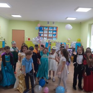 Bal karnawałowy 2021 w klasie I
