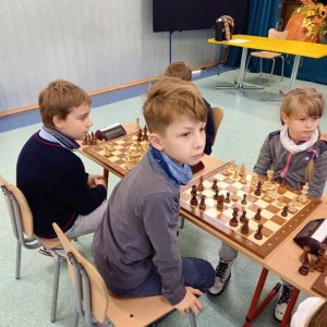 Powiatowe Igrzyska dzieci w szachach drużynowych