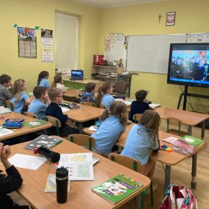 Spotkanie z uczniami z Łotwy