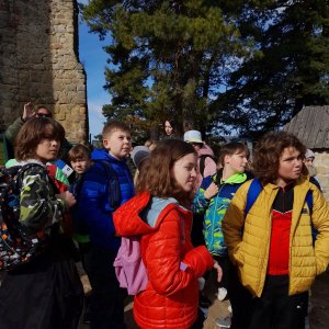 Zwiedziliśmy ruiny Zamku Kamieniec