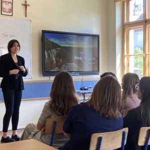 Wolontariuszka z programu Fulbright ETA z USA