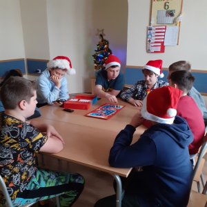 Mikołajki w szóstej klasie.
