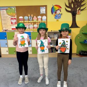 Uczniowie klas 1-3 KSP świętowali Dzień Świętego Patryka