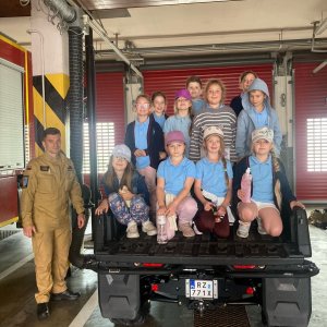 Pierwszaki na strażackiej misji!