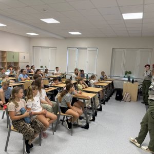 Gościliśmy druhny z 5 Krośnieńskiej Drużyny Harcerek Shenandu