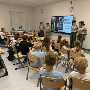 Gościliśmy druhny z 5 Krośnieńskiej Drużyny Harcerek Shenandu