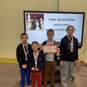 III miejsce w Finale Wojewódzkim Igrzysk Dzieci w szachach drużynowych