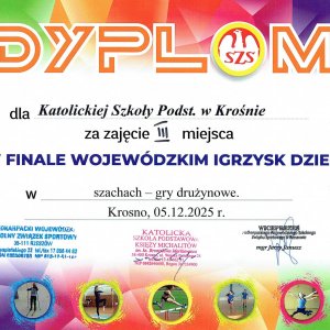 III miejsce w Finale Wojewódzkim Igrzysk Dzieci w szachach drużynowych
