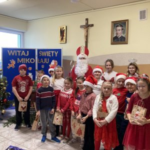 Mikołaj na szkolnym tournée!