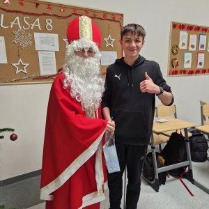 Mikołaj na szkolnym tournée!