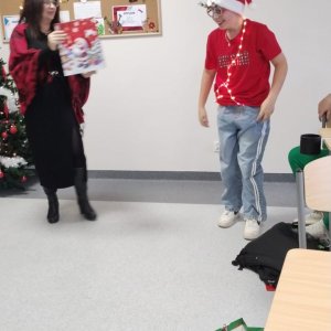 Mikołaj na szkolnym tournée!