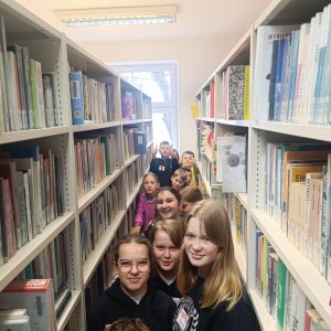 Uczniowie klasy V odwiedzili Pedagogiczną Bibliotekę Wojewódzką w Krośnie