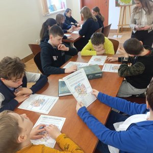 Uczniowie klasy V odwiedzili Pedagogiczną Bibliotekę Wojewódzką w Krośnie