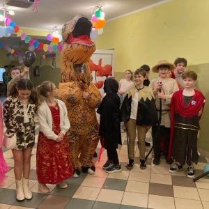 Karnawałowa dyskoteka dla uczniów klas 4-8