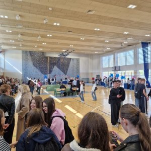 Klasa VIII na „Dniu Otwartym” w II LO