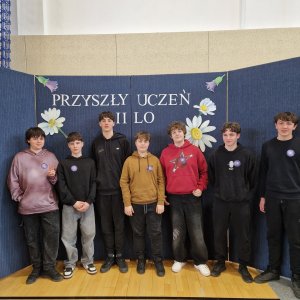 Klasa VIII na „Dniu Otwartym” w II LO