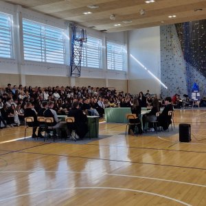 Klasa VIII na „Dniu Otwartym” w II LO