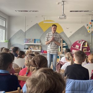 Spotkanie z pisarzem Rafałem Witkiem