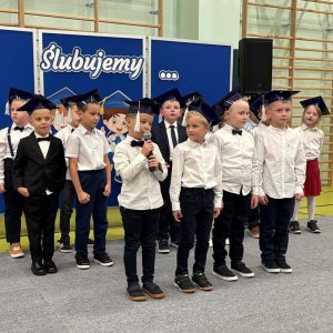 Uroczystość ślubowania uczniów klasy pierwszej